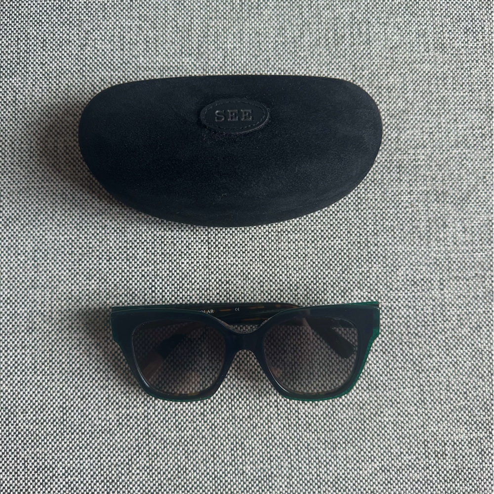 Green and Tortoise Sunglasses